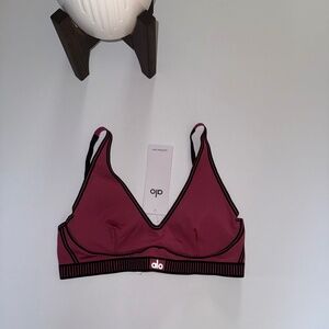 Burgundy Sport Bra Alo😍✨